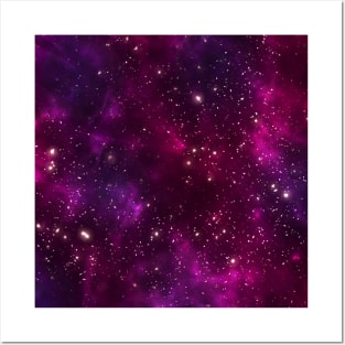 Pink and Purple Galaxy Posters and Art